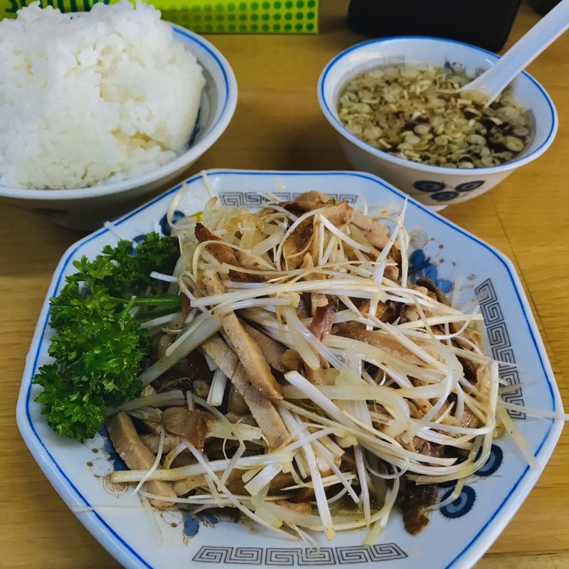 ネギチャーシュー定食(裏メニュー)(うまかっちゃん)