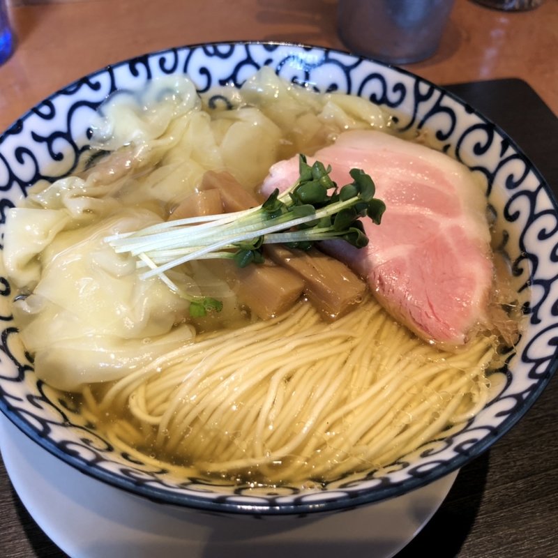 塩煮干わんたん麺(柴崎亭 )