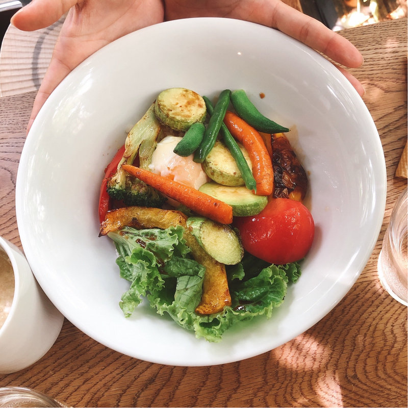 季節野菜のどんぶり(cafe kaeru)