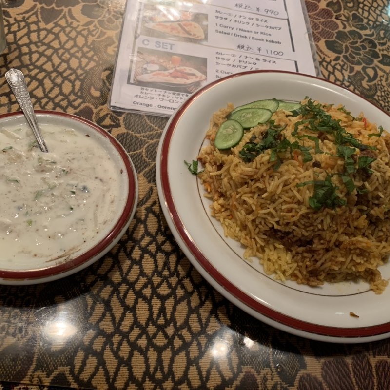 マトンビリヤニセット(パキスタン・インド料理 シャージ)