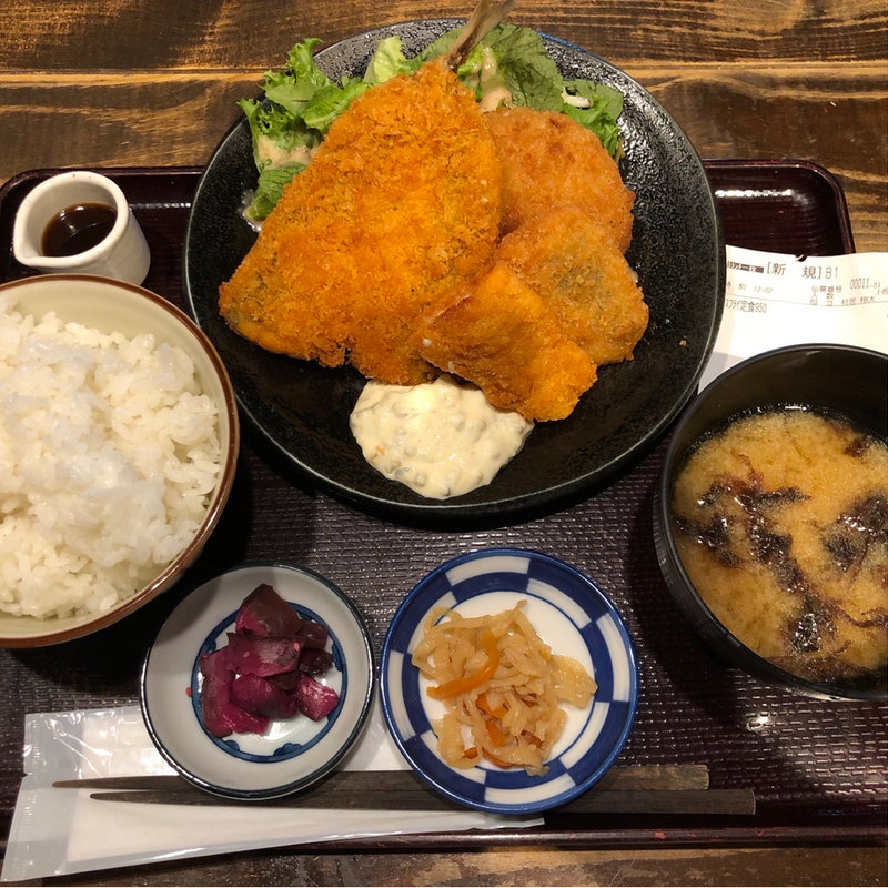 ミックスフライ定食(四十八漁場 調布駅前店)