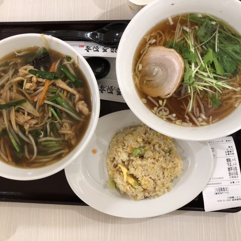 中華そば＆半炒飯のセット(福泰厨房 イオン秦野店)