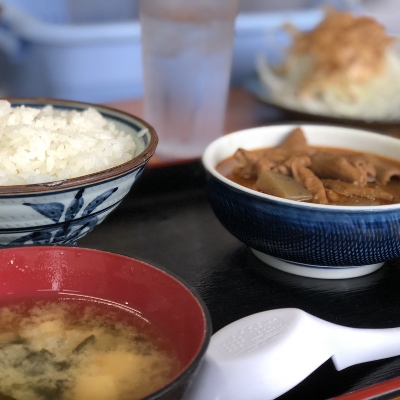 もつ煮定食(永井食堂 （ながいしょくどう）)