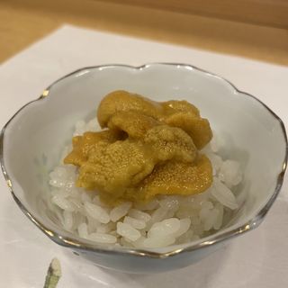ウニ飯(鮨処 舟 浅草)