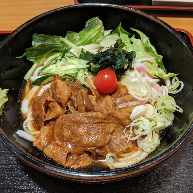 冷しスタミナうどん(一力 蒲田店)
