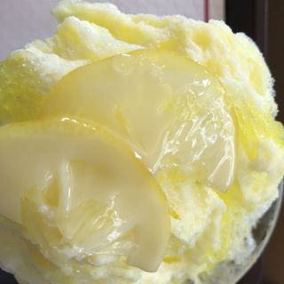 かき氷　レモン(資生堂パーラー 神椿)
