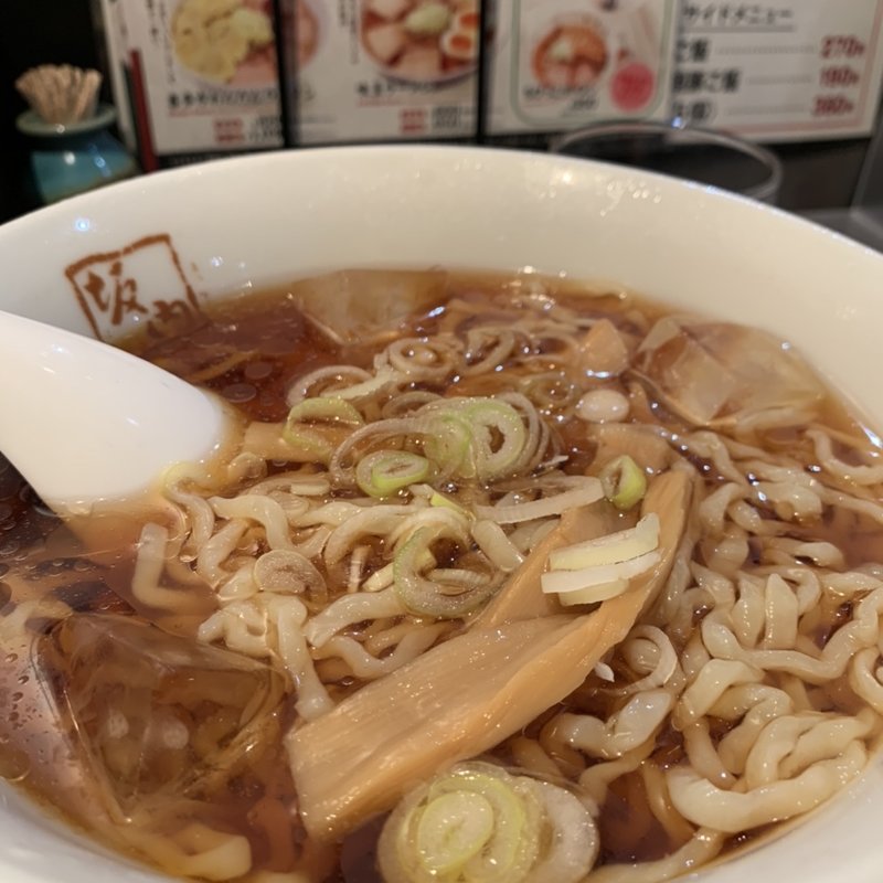 和風冷やしラーメン(喜多方ラーメン 坂内 五反田駅前店)