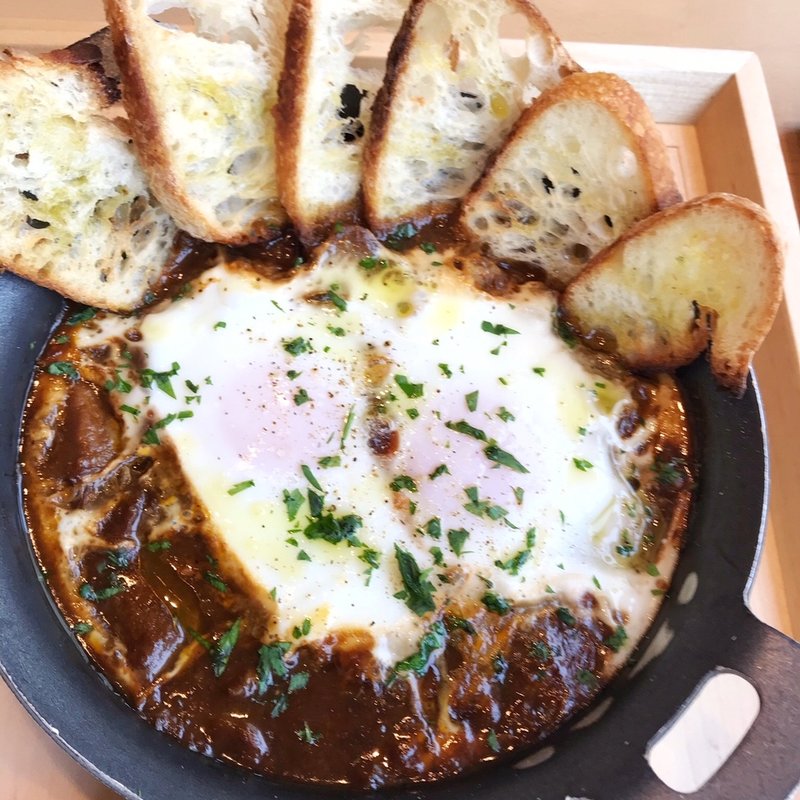 ベイクドエッグ with ポルチーニ(STARBUCKS RESERVE®️ROASTERY TOKYO)