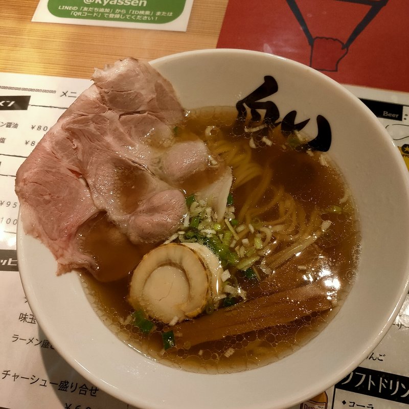 貝だしラーメン醤油(貝だしラーメン黒船Second)