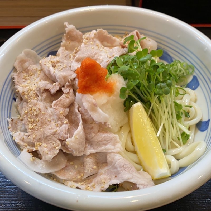 豚しゃぶうどん(うどん工房 天空)