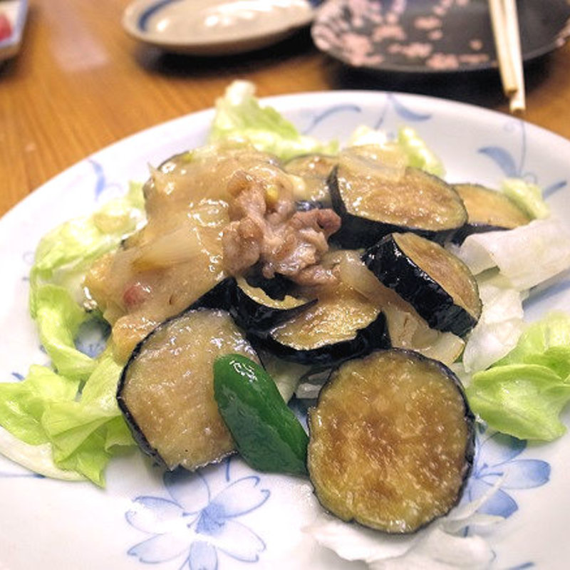 ナス味噌炒め(豊田屋3号店)