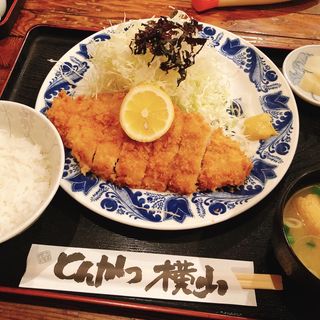 ロースカツ定食(とんかつ横山円山店)
