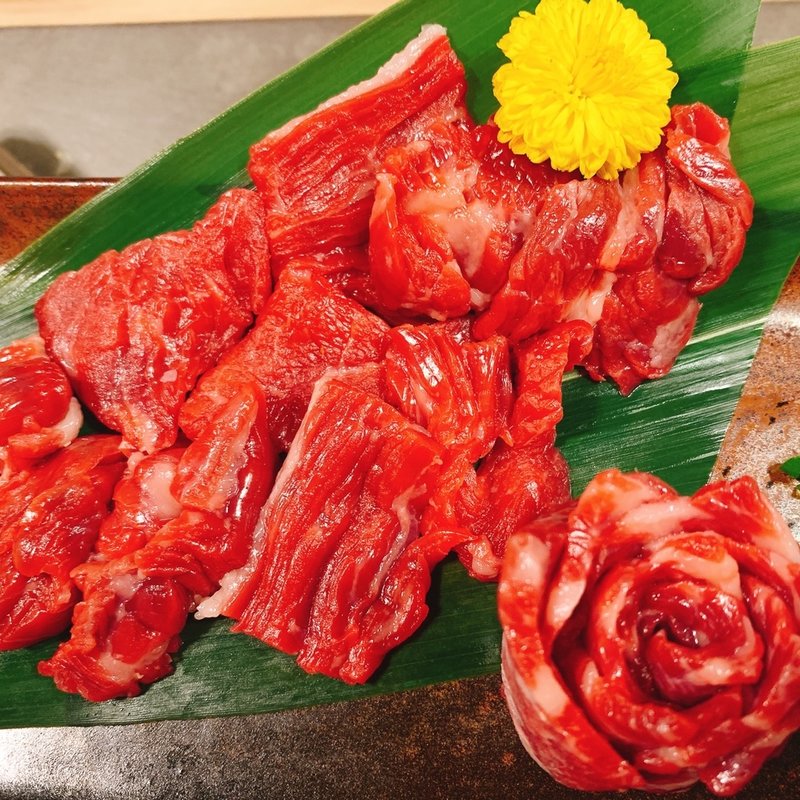 馬刺し(もつ鍋 一藤 天神西通り店)