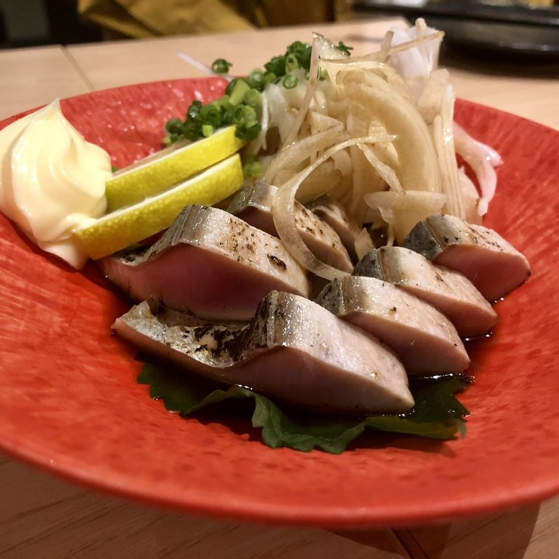 カンパチのハラミ刺し(たき家)