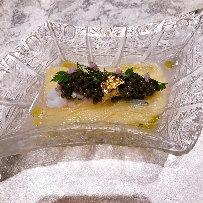 冷製パスタ(六本木うかい亭)