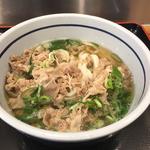 温　肉うどん(おにやんま 人形町店)