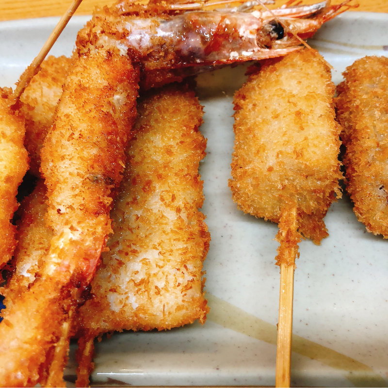 串かつ5本(居酒屋おおえす ホワイティうめだ店 )