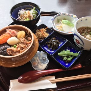 峠の釜飯セット(レストラン燈歌　横川SA下り)