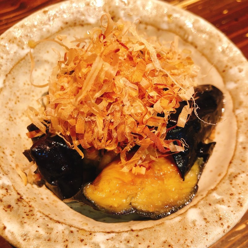 千両茄子のオランダ煮(おでんと鴨蕎麦居酒屋 じんべえ)