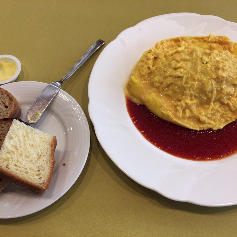 オムライス(銀座木村家)