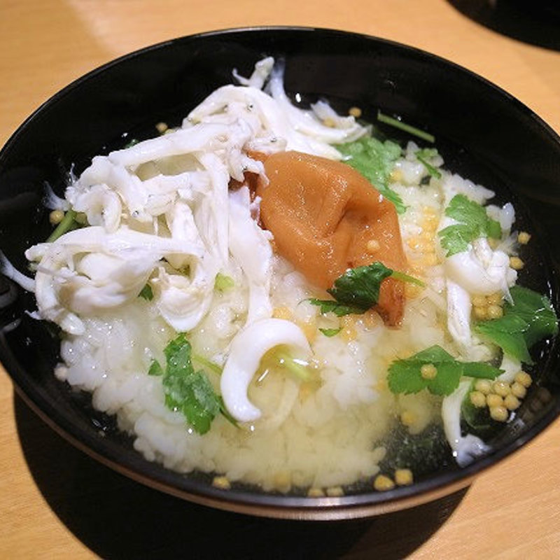 白魚と梅干のお茶漬け(みこころや )