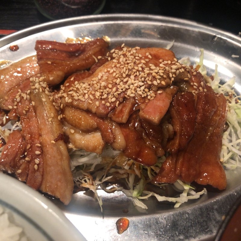 バラ焼きタレ定食(大衆あげもん酒場　前田屋)