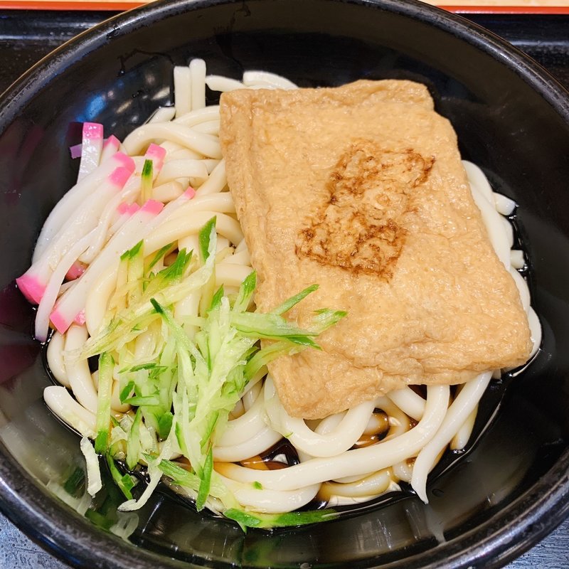 冷しきつねうどん(小諸そば 御徒町店)