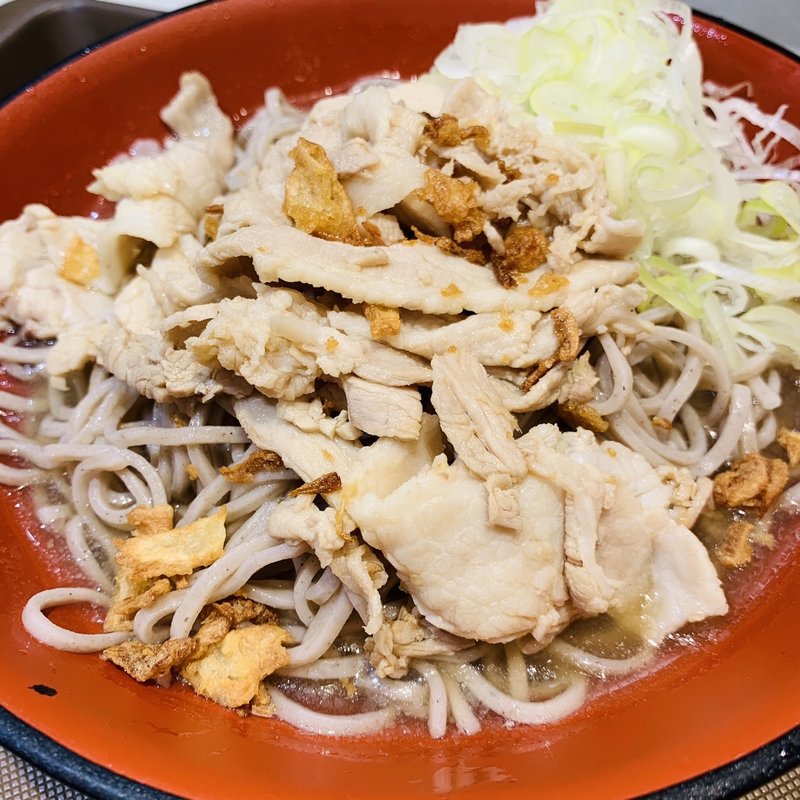 冷し肉骨茶そば(名代 富士そば 秋葉原電気街店 )