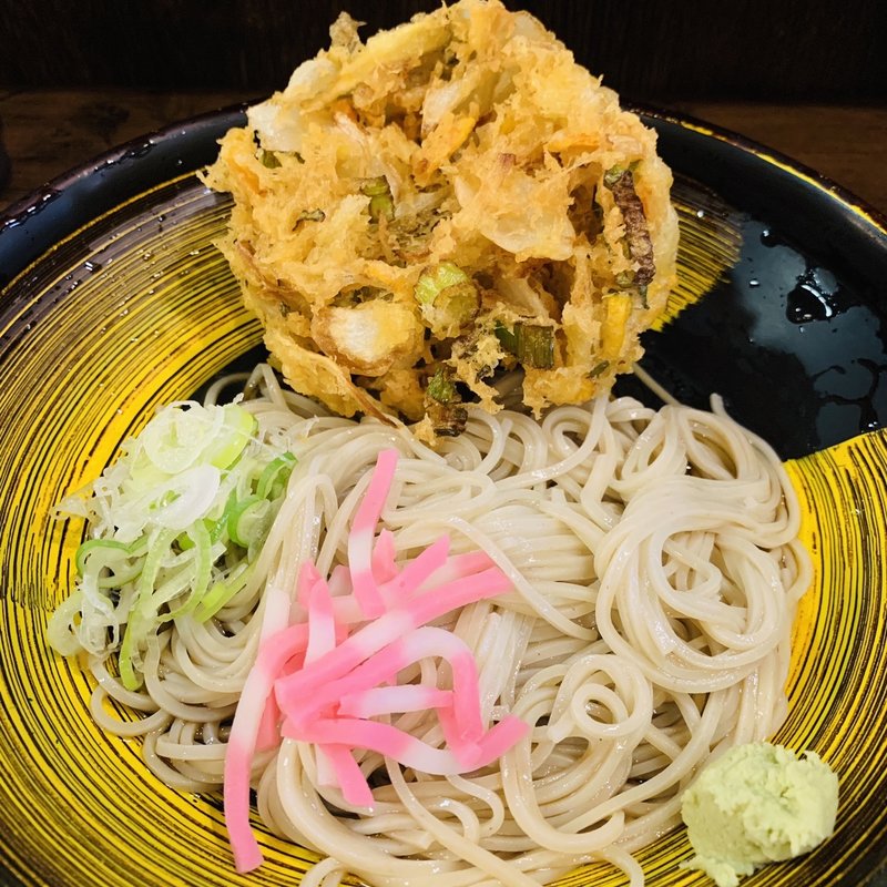 もりそば＆かき揚げ(生そば玉川 池袋東口店)