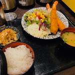 海老フライ定食