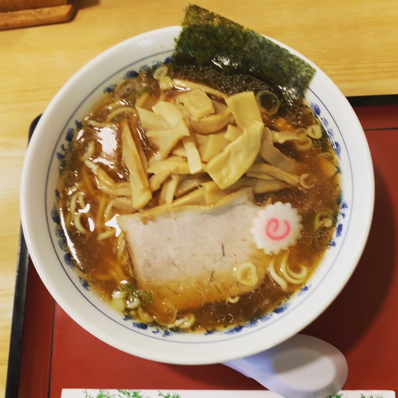 メンマそば(十二社 大勝軒)