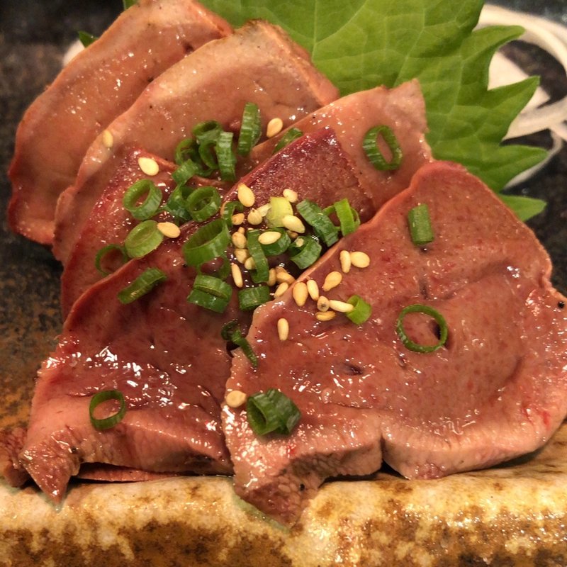 白レバーのたたき(とんちゃん 川崎店)