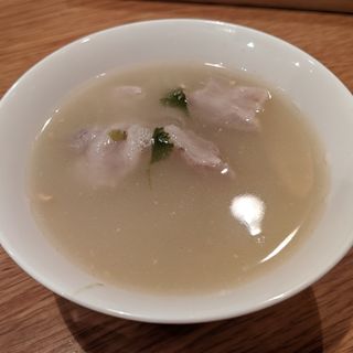 ピータンと冬瓜とパクチーのスープ(サエキ飯店)