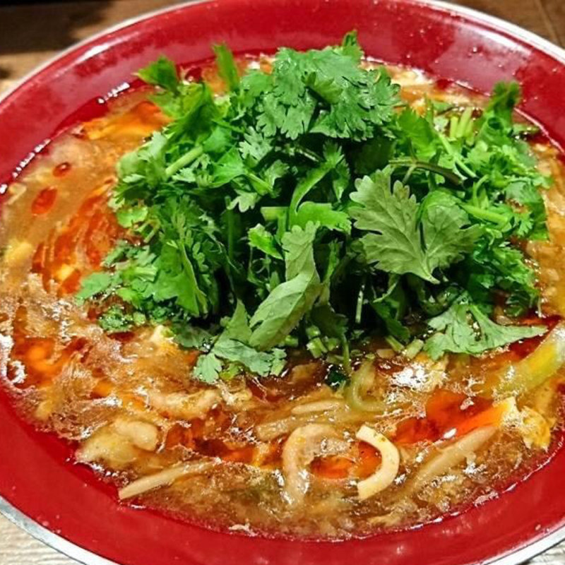 酸辣湯麺(新潟 三宝亭 東京ラボ 渋谷宮益坂店)