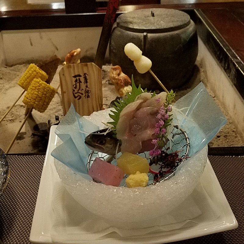 囲炉裏懐石料理(本家伴久 )
