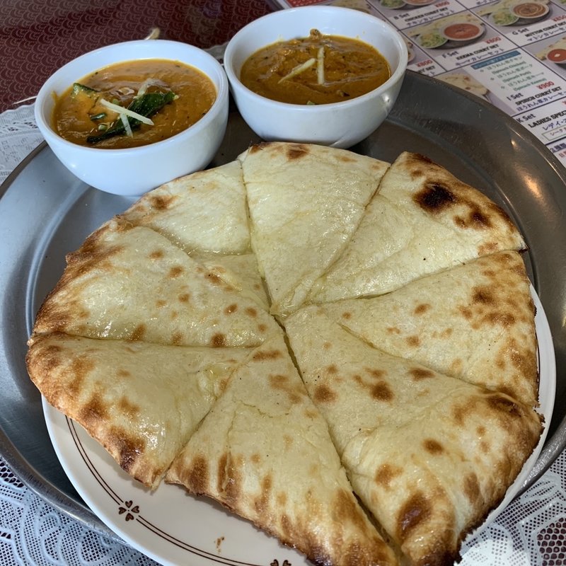 レディースセット＋チーズナン(ビザヤ)