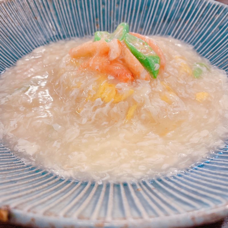 カニと卵白のあんかけ炒飯(中華Dining 昌華)