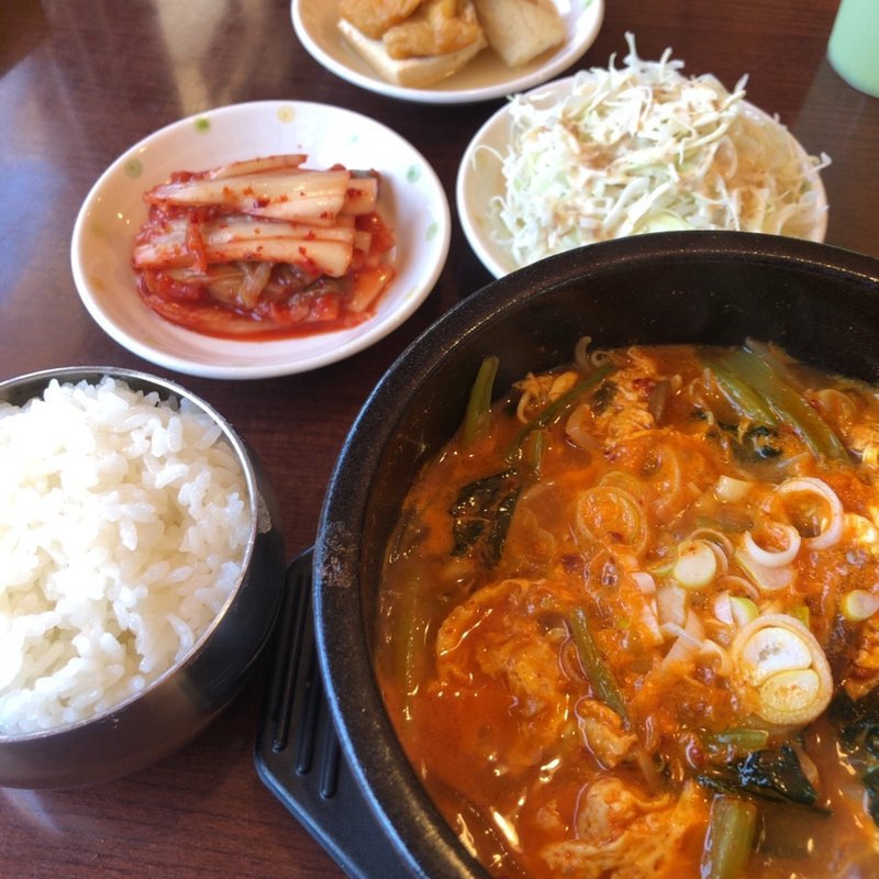 ユッケジャン定食(金イモ家 )