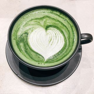 抹茶ラテ（ホット）(伊右衛門サロン渋谷ヒカリエ店)