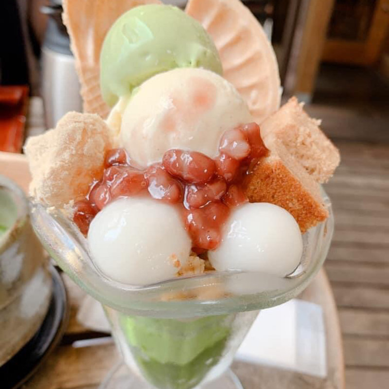 抹茶パフェ(神楽坂茶寮本店)