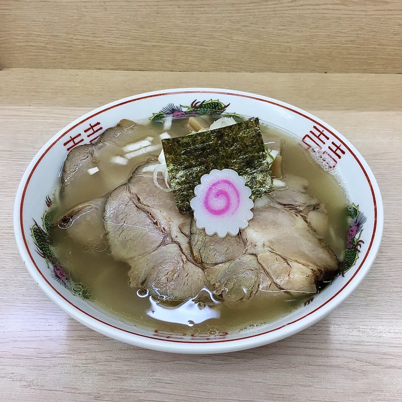 煮干し塩ラーメン チャーシュートッピング(営利庵 （エイリアン）)