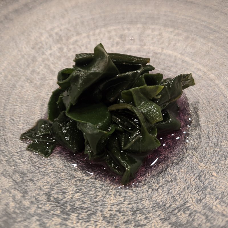 金時草のお浸し(鮨　北條)