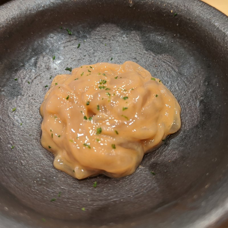 スルメの肝和え(鮨　北條)