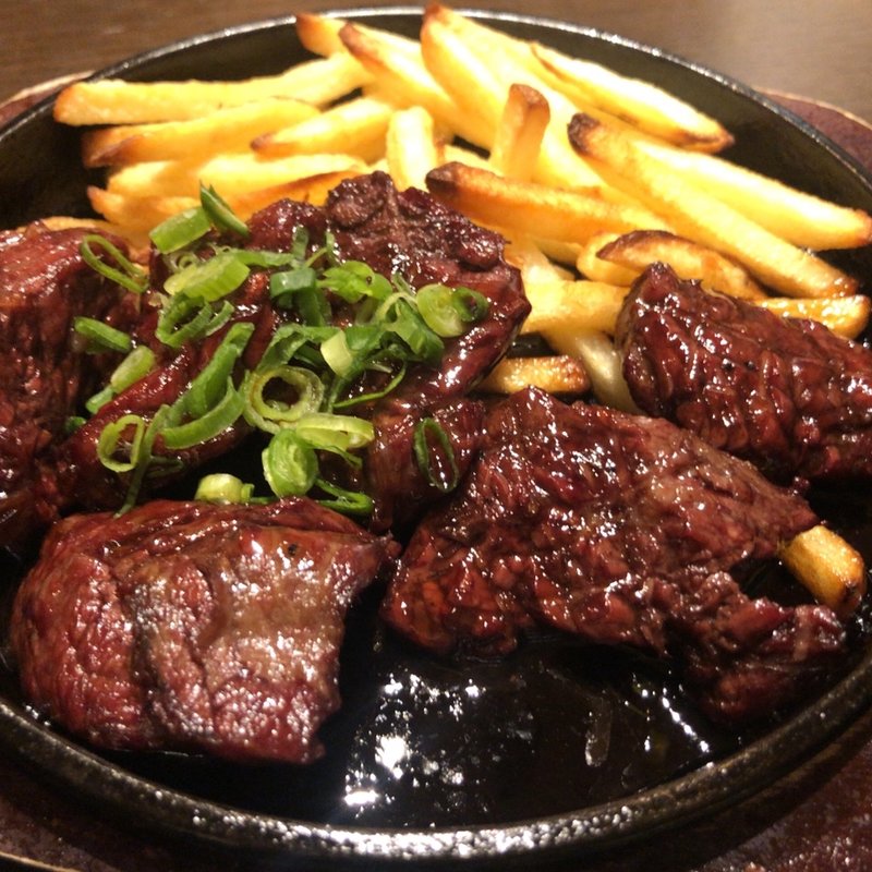 ステーキ定食(個室完備 豊洲市場 さかな酒場 魚星 大井町駅阪急大井町ガーデン店)