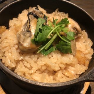 鉄鍋牡蠣ご飯(新宿オイスターバーワーフ)
