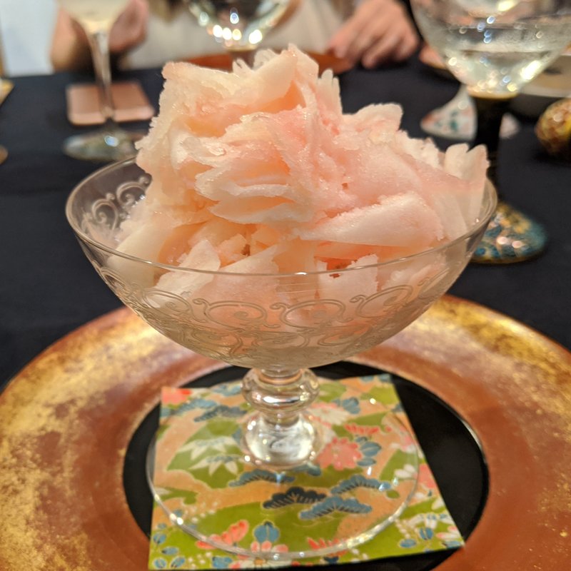 桃のかき氷(坊千代 )