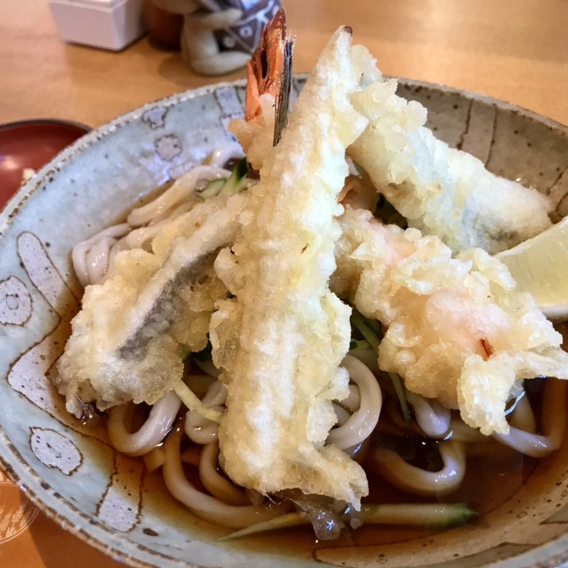 海の盛り合わせ天ぶっかけ(麦　kamiuma　ASAHIYA )