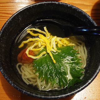 鯛出汁冷やし麺(鳥貴族 京急川崎2号店)