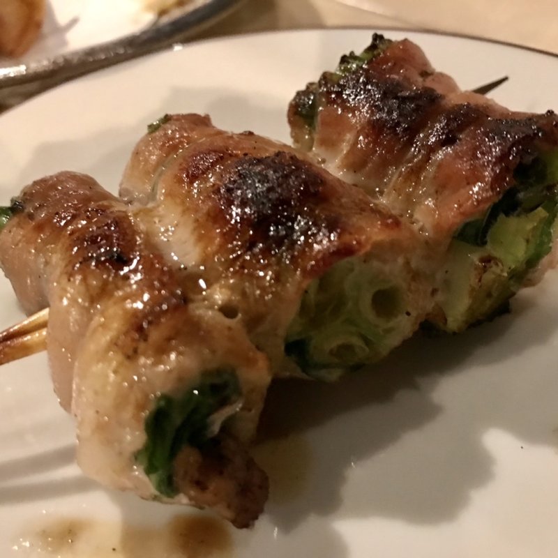 九条ネギ肉巻き(酒羅場)