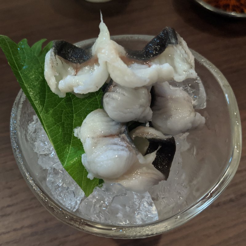 鰻の湯引き(まほろば )